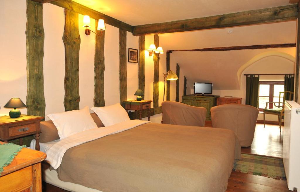 B&B Le Clos De La Fontaine Cheoux Ruang foto